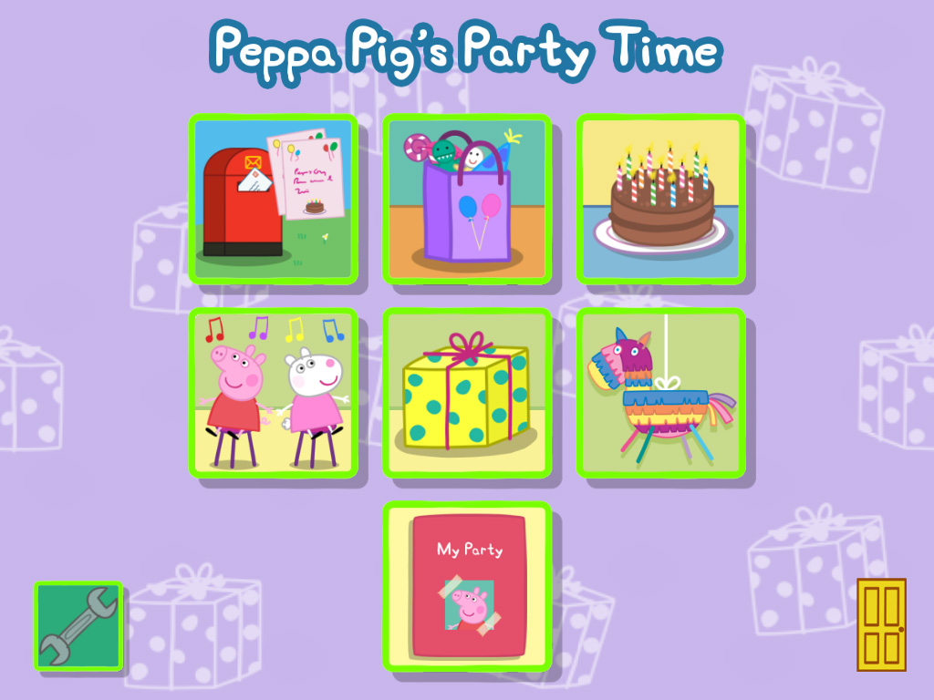 peppa pigs party time game